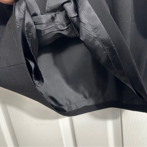 Calvin Klein dress, size 10, asymmetrical ruffle, lined, fitted, date night, LBD - Picture 9 of 14